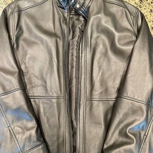 Men’s Jos A Bank Reserve leather jacket
